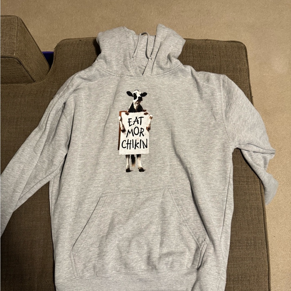 Chick fil a Gray Hoodie